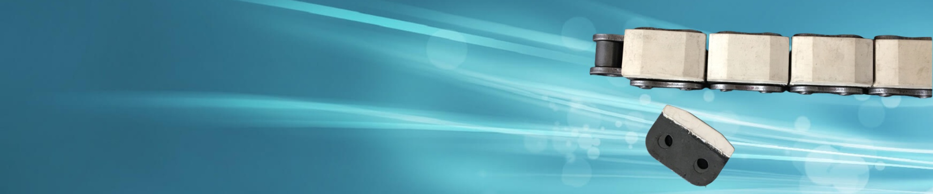 Xích gắn cao su rubber top chain