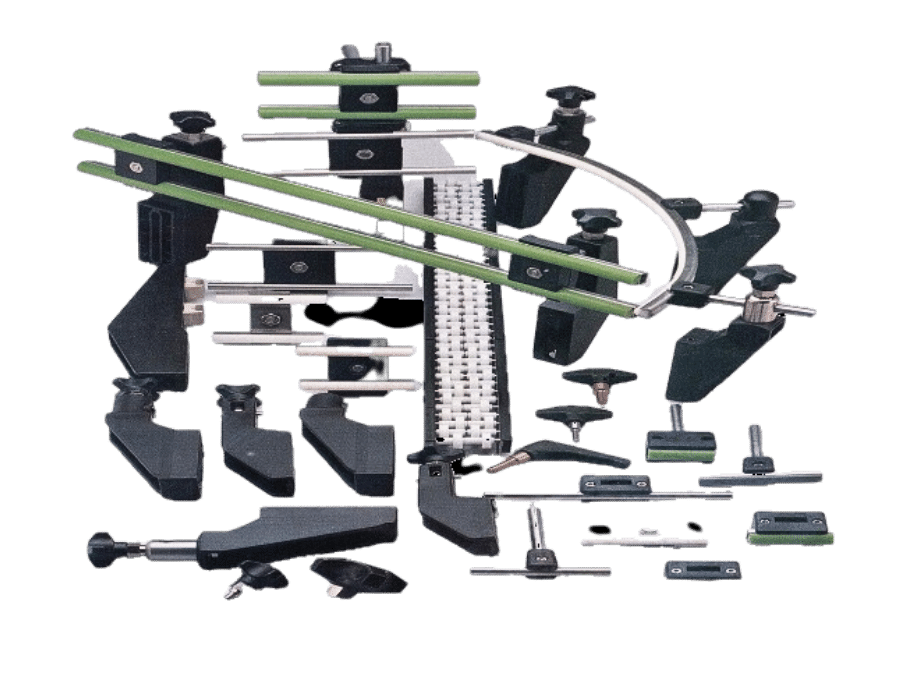 phụ kiện xích tải, profile, guide, xích tải movex