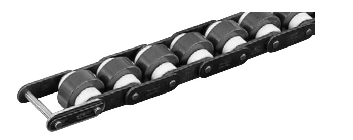 xích gắn con lăn, free low chain, snap cover chain, double plus chain