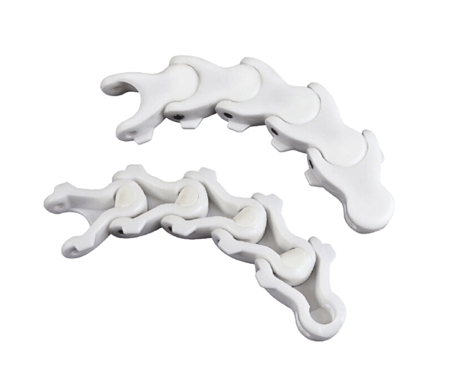 Xích tải nhựa chạy cong, xích tải movex, xích tải habasit, Next SideFlexing Plastic Top Chain