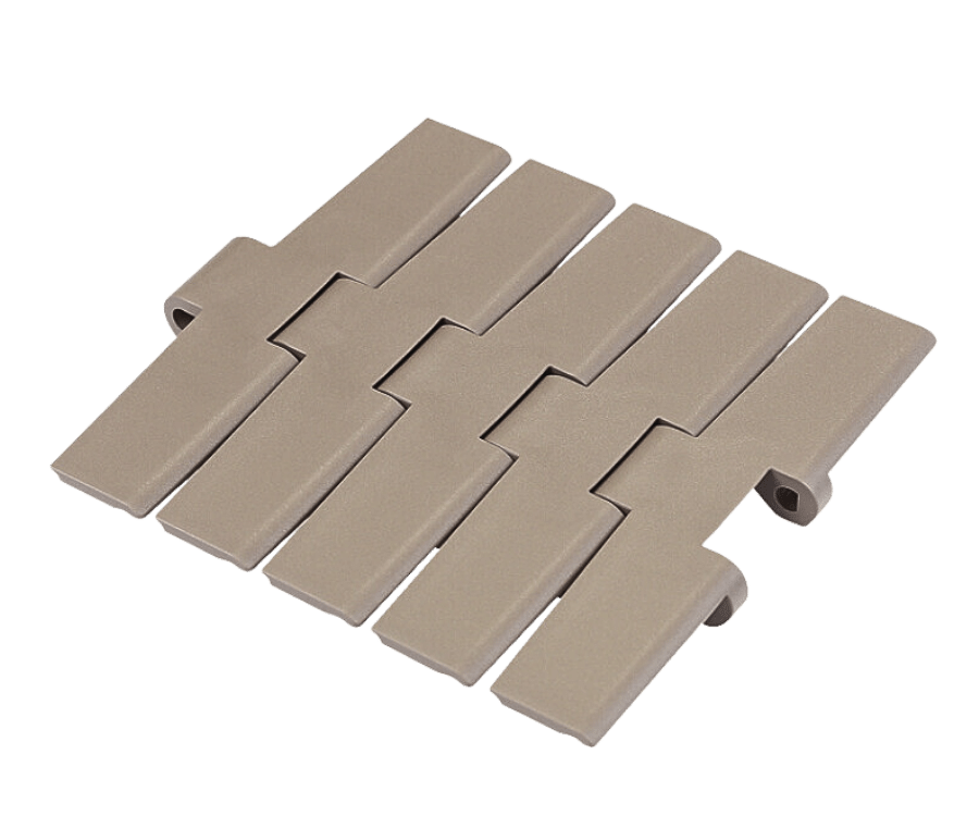 Xích tải nhựa chạy cong, xích tải movex, xích tải habasit, Next SideFlexing Plastic Top Chain