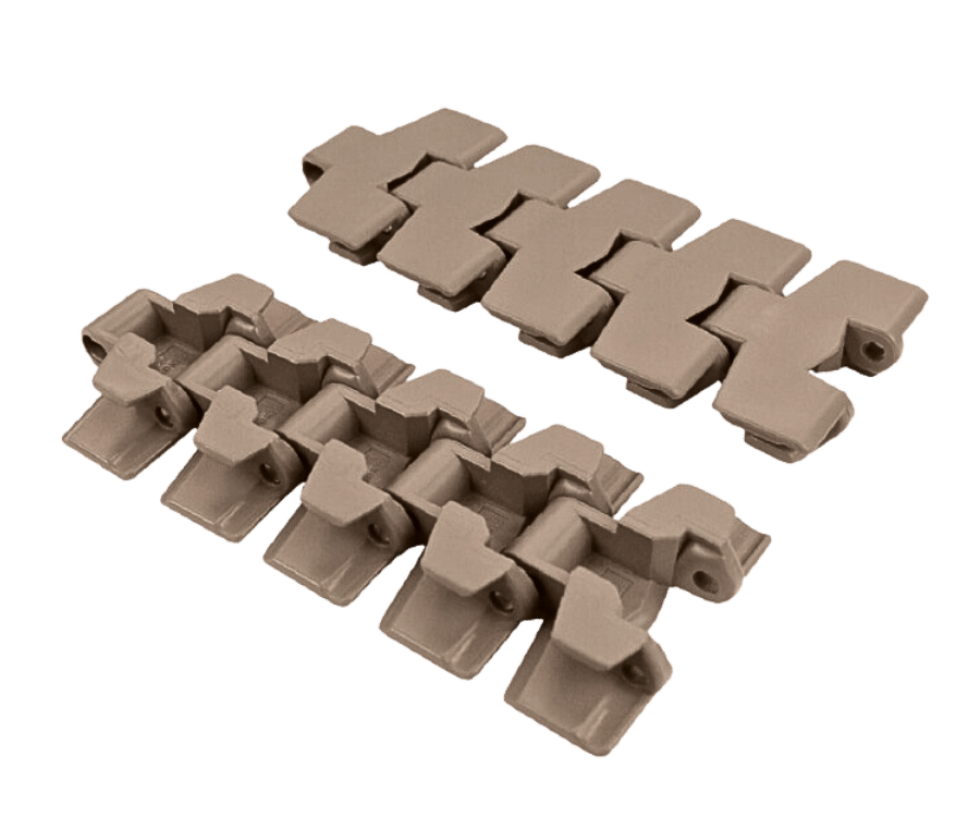 Xích tải nhựa chạy cong, xích tải movex, xích tải habasit, Next SideFlexing Plastic Top Chain