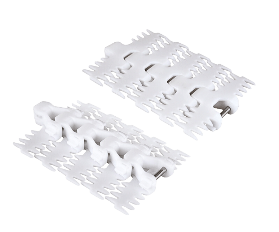 Xích tải nhựa chạy cong, xích tải movex, xích tải habasit, Next SideFlexing Plastic Top Chain