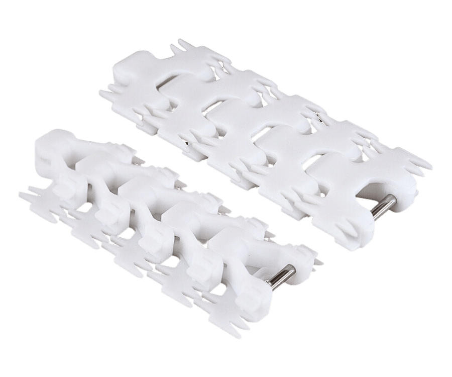 xích tải nhựa linh hoạt, xích tải movex,, xích tải habasit, Flexible Plastic Flat Top Chain 