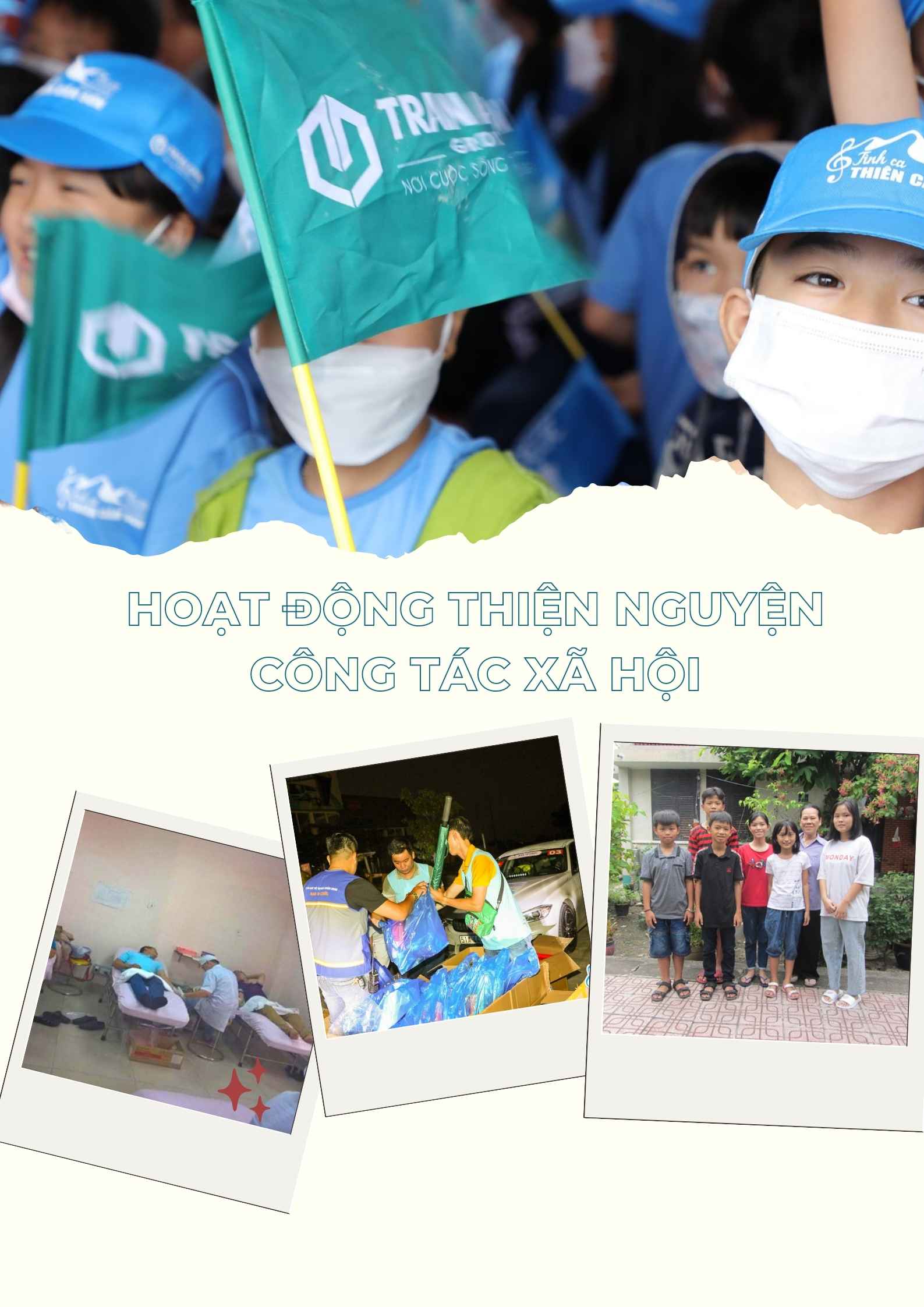 về mhp, hoạt động nội bộ, công tác xã hội, caravan