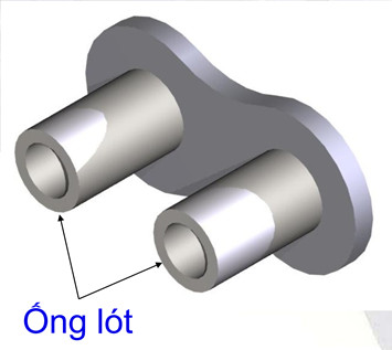 Xích con lăn cấu tạo của xích truyền động